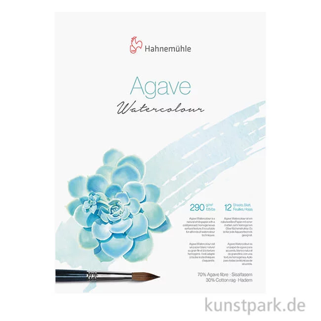 Artikelbild 1 des Artikels “Hahnemühle Agave Watercolour Block, 12 Blatt, 290g “