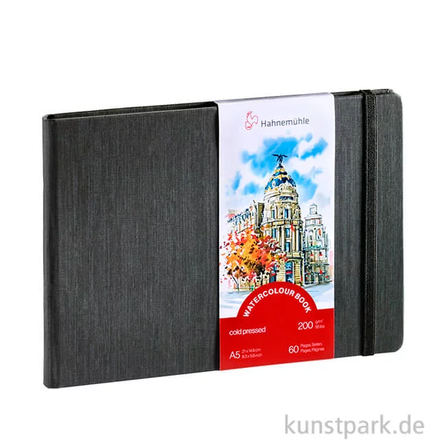 Artikelbild 1 des Artikels “Hahnemühle Watercolour Book, 30 Blatt, 200g DIN A5 (quer)“
