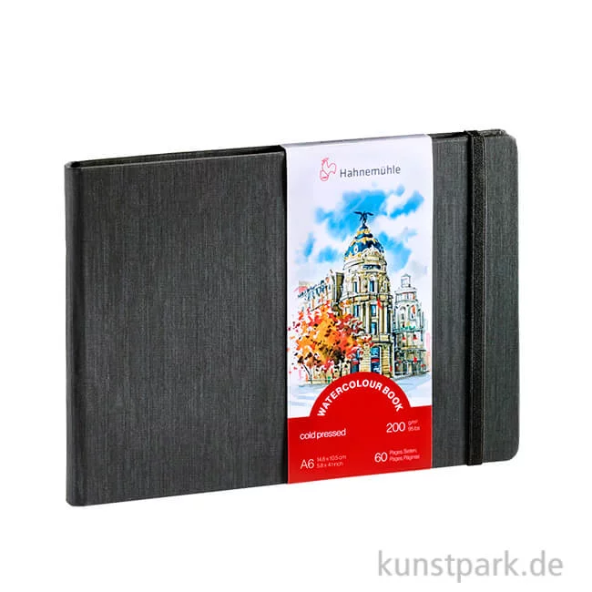 Artikelbild 1 des Artikels “Hahnemühle Watercolour Book, 30 Blatt, 200g DIN A6 (quer)“