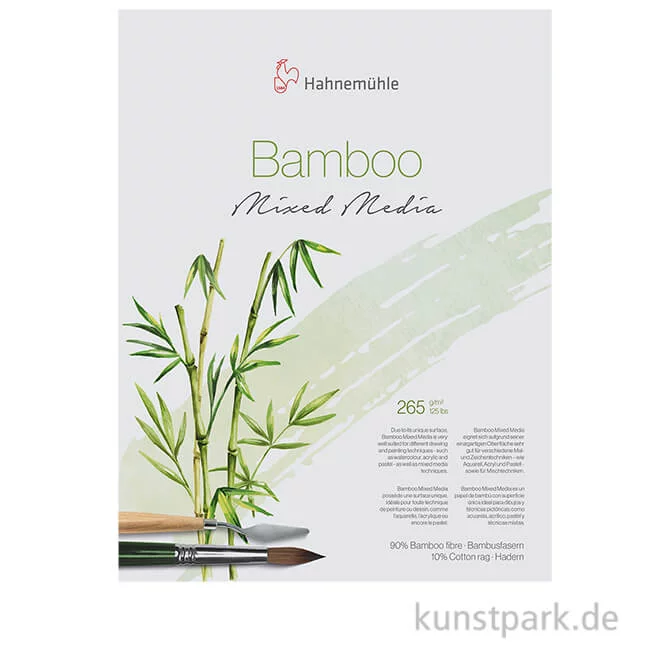 Artikelbild 1 des Artikels “Hahnemühle BAMBOO-Mixed-Media - 10 Bogen, 265g, 50 x 65 cm “
