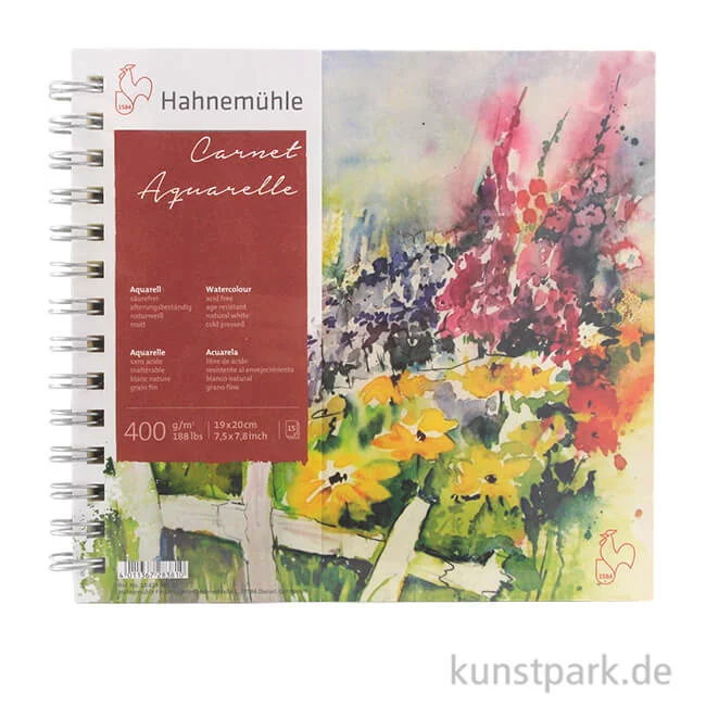 Artikelbild 1 des Artikels “Hahnemühle CARNET AQUARELLE, 15 Blatt, 400g, 19 x 20 cm “