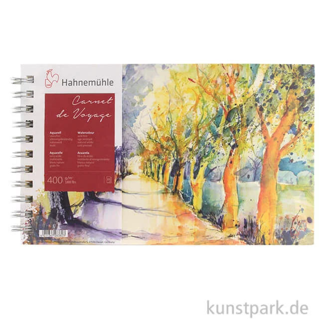Artikelbild 1 des Artikels “Hahnemühle CARNET DE VOYAGE, 15 Blatt, 400g, 15,3 x 25 cm “