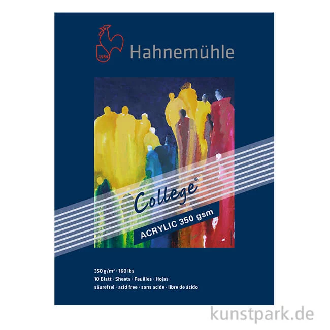 Artikelbild 1 des Artikels “Hahnemühle COLLEGE Acrylblock, 10 Blatt, 350g “