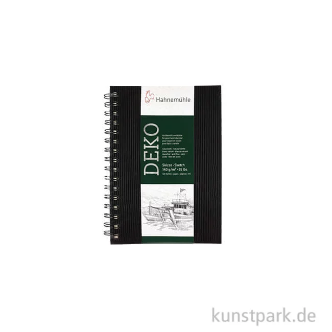 Artikelbild 1 des Artikels “Hahnemühle DEKO Skizzenbuch, 62 Blatt, 140g, schwarz DIN A5“