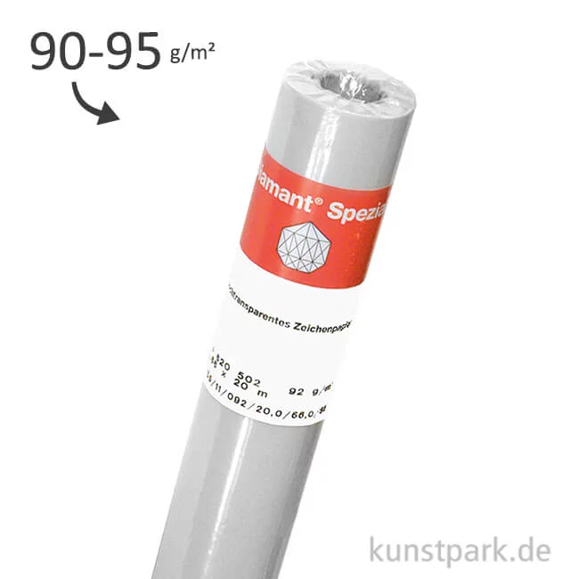 Artikelbild 1 des Artikels “Hahnemühle DIAMANT Transparentpapier, 90/95g, 20m Rolle “