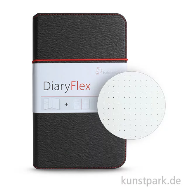 Artikelbild 1 des Artikels “Hahnemühle DiaryFlex, 19x11,5 cm, 80 Blatt, 100g Dotted“