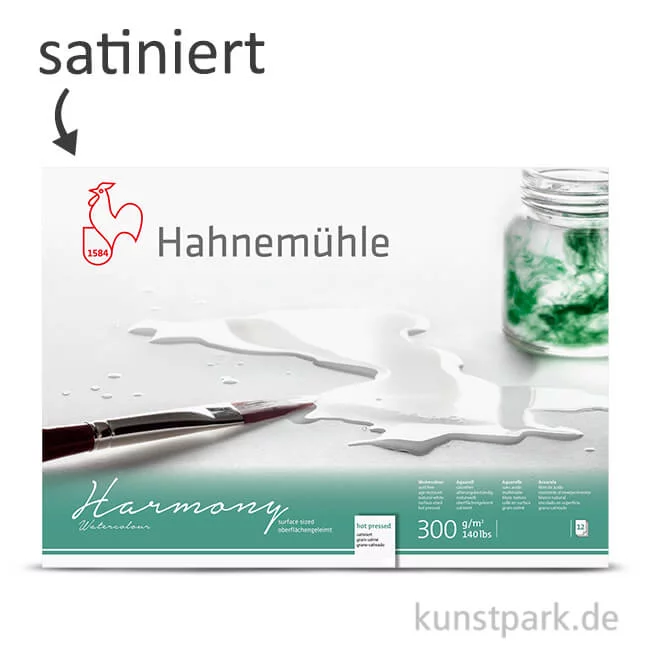 Artikelbild 1 des Artikels “Hahnemühle HARMONY Aquarell Papier, 12 Blatt, 300g - satiniert “