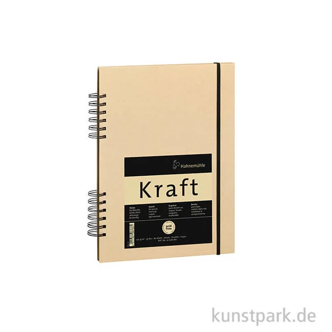 Artikelbild 1 des Artikels “Hahnemühle KRAFTPAPIER Skizzenbuch, 80 Blatt, 120g DIN A4“