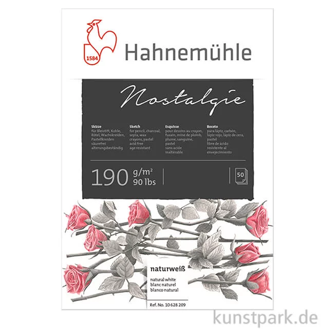 Artikelbild 1 des Artikels “Hahnemühle NOSTALGIE Skizzenblock 190g/m² DIN A1“