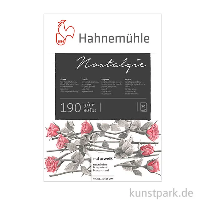 Artikelbild 1 des Artikels “Hahnemühle NOSTALGIE Skizzenblock 190g/m² DIN A2“