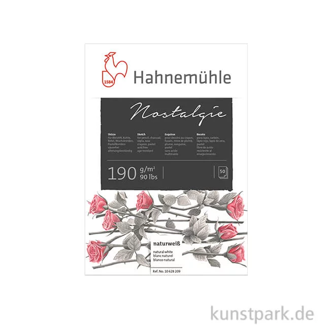 Artikelbild 1 des Artikels “Hahnemühle NOSTALGIE Skizzenblock 190g/m² DIN A3“