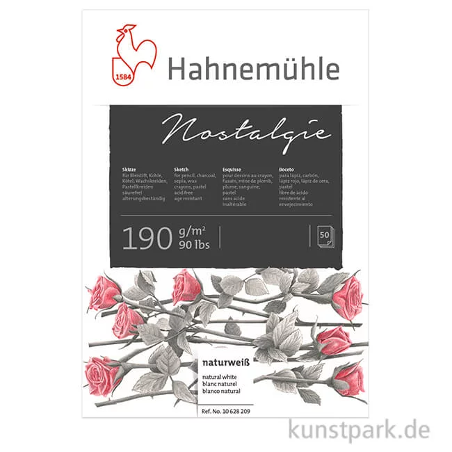 Artikelbild 1 des Artikels “Hahnemühle NOSTALGIE Skizzenblock 190g/m² “