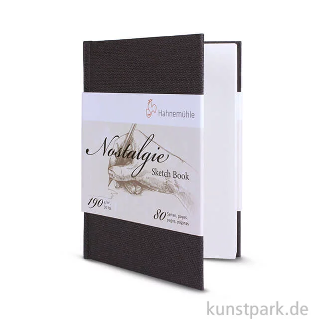 Artikelbild 1 des Artikels “Hahnemühle NOSTALGIE Skizzenbuch, 40 Blatt, 190g “