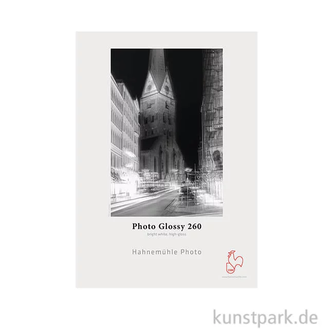 Artikelbild 1 des Artikels “Hahnemühle Photo Glossy, 260 g/m², 25 Blatt DIN A3+“