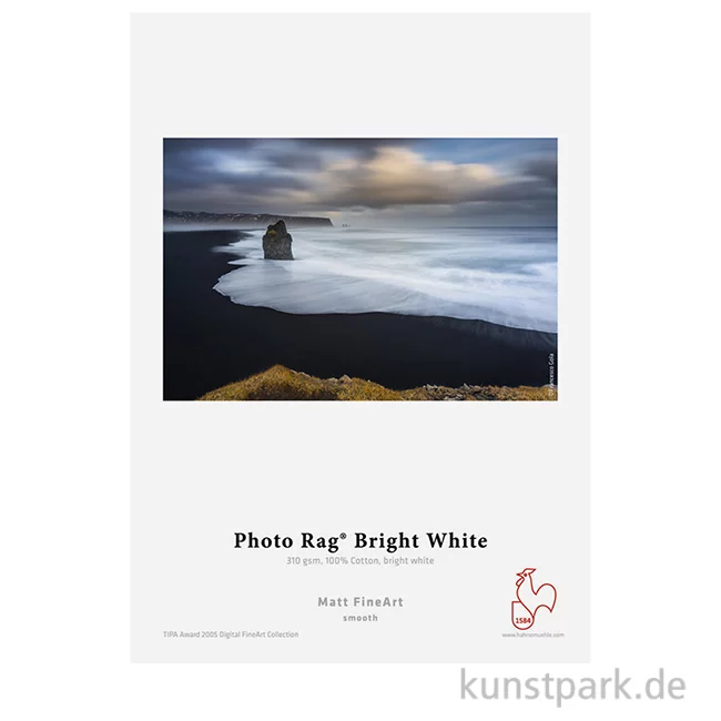 Artikelbild 1 des Artikels “Hahnemühle Photo Rag Bright White, 310 g/m², 25 Blatt DIN A2“