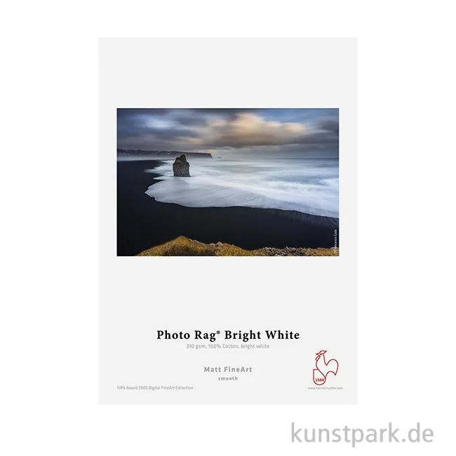 Artikelbild 1 des Artikels “Hahnemühle Photo Rag Bright White, 310 g/m², 25 Blatt DIN A3“