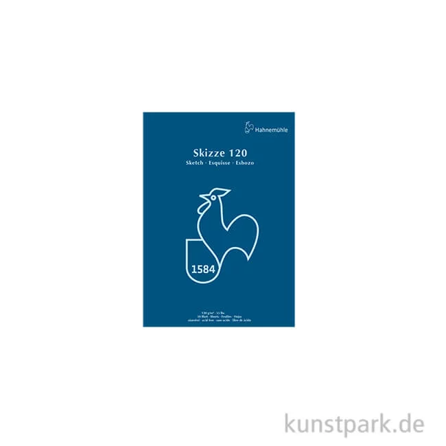 Artikelbild 1 des Artikels “Hahnemühle SKIZZE 120, Skizzenblock, 50 Blatt DIN A5“