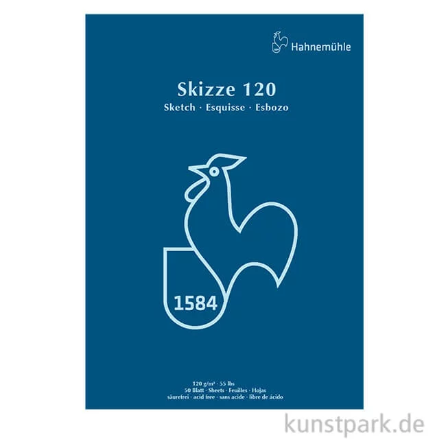 Artikelbild 1 des Artikels “Hahnemühle SKIZZE 120, Skizzenblock, 50 Blatt “