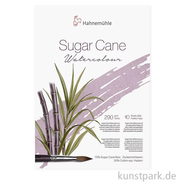 Artikelbild 1 des Artikels “Hahnemühle Sugar Cane Watercolour, matt, 10 Bogen, 290g, 50 x 65 cm “