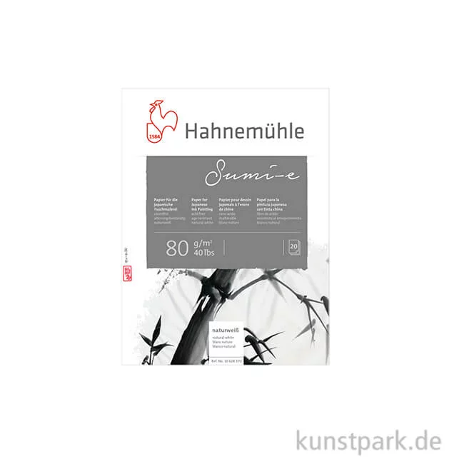Artikelbild 1 des Artikels “Hahnemühle SUMI-E Tusche Papier - 20 Blatt, 80g 24 x 32 cm“