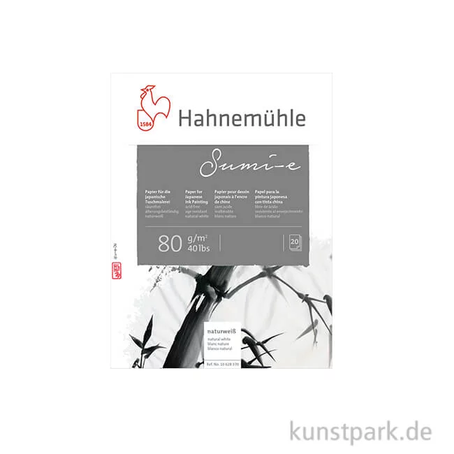 Artikelbild 1 des Artikels “Hahnemühle SUMI-E Tusche Papier - 20 Blatt, 80g 30 x 40 cm“