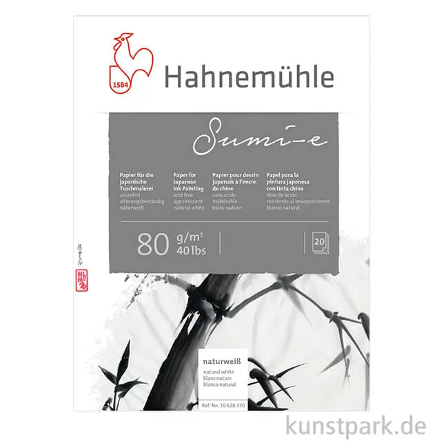 Artikelbild 1 des Artikels “Hahnemühle SUMI-E Tusche Papier - 20 Blatt, 80g “