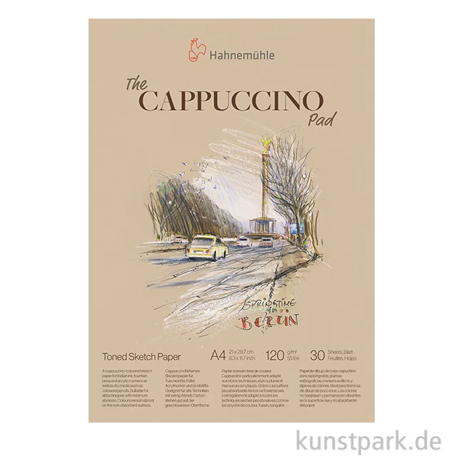 Artikelbild 1 des Artikels “Hahnemühle The Cappuccino Pad, 120 g/qm, 30 Blatt DIN A4“