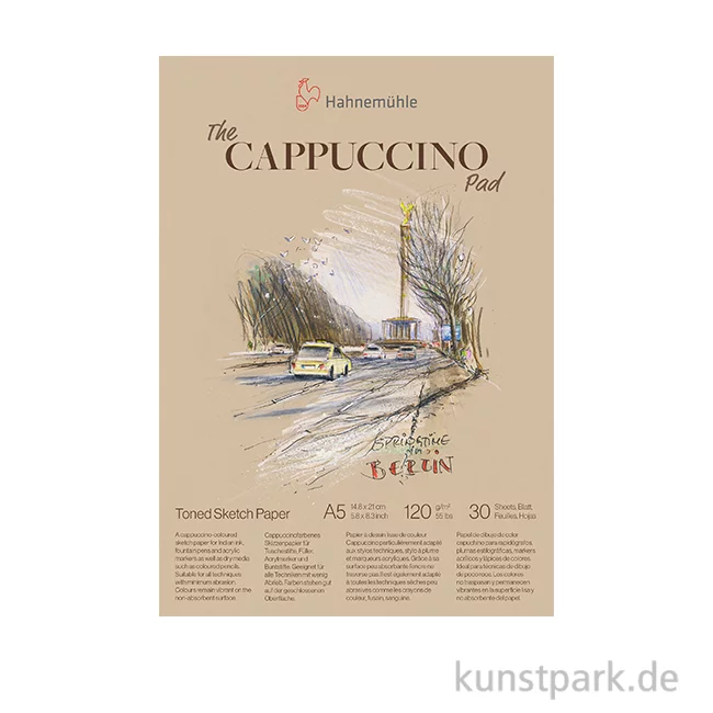 Artikelbild 1 des Artikels “Hahnemühle The Cappuccino Pad, 120 g/qm, 30 Blatt DIN A5“