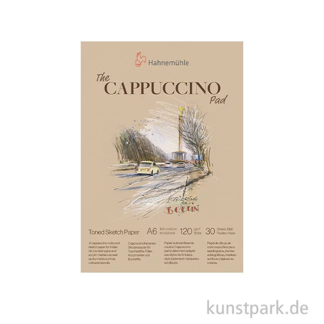 Artikelbild 1 des Artikels “Hahnemühle The Cappuccino Pad, 120 g/qm, 30 Blatt DIN A6“