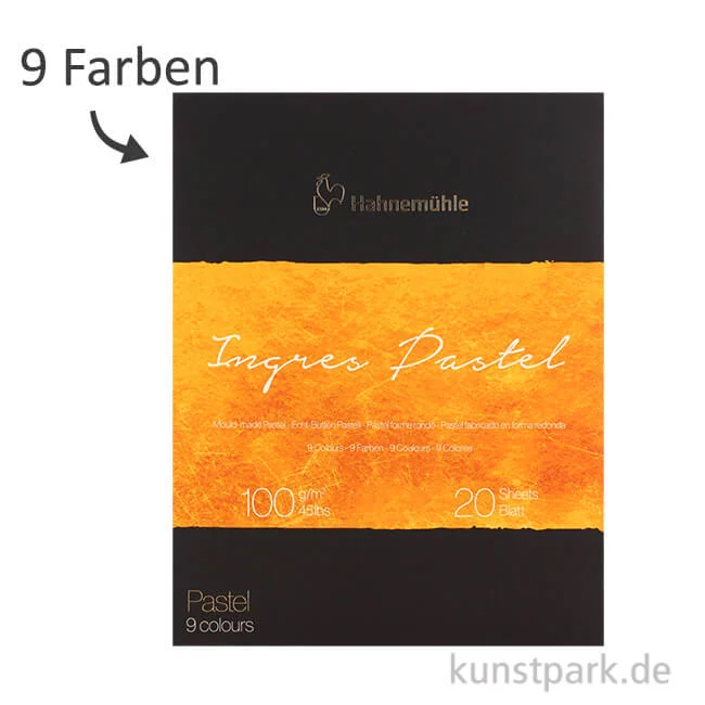 Artikelbild 1 des Artikels “Hahnemühle The Collection Ingres Pastel 9 Farben 20 Blatt 100g “