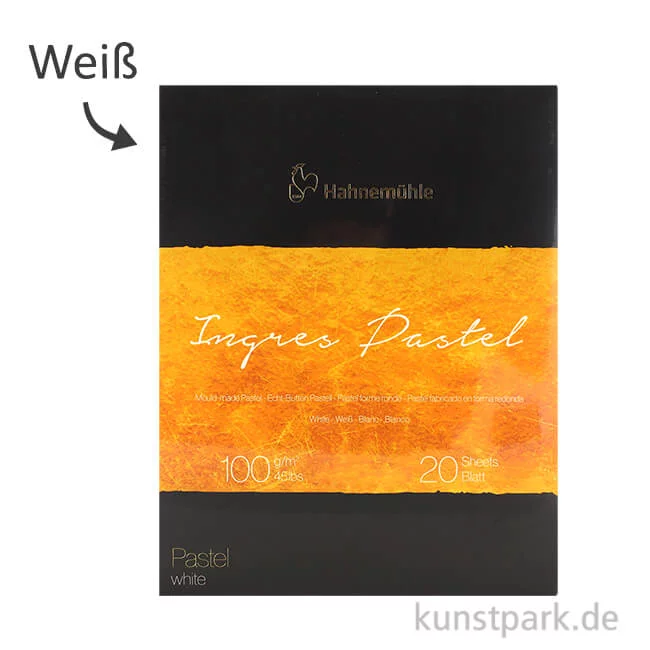 Artikelbild 1 des Artikels “Hahnemühle The Collection Ingres Pastel Weiß 20 Blatt 100g “