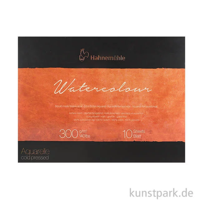 Artikelbild 1 des Artikels “Hahnemühle The Collection Watercolour matt 10 Blatt 300g 24 x 32 cm“