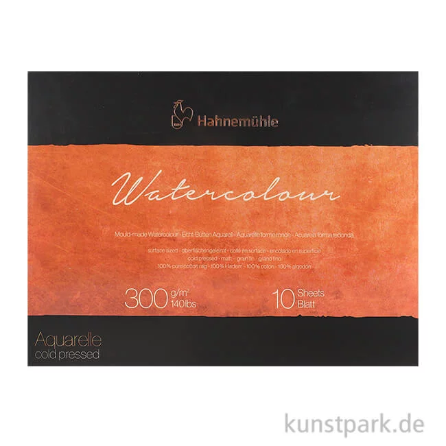 Artikelbild 1 des Artikels “Hahnemühle The Collection Watercolour matt 10 Blatt 300g 30 x 40 cm“