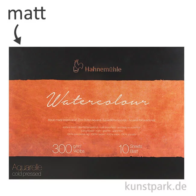 Artikelbild 1 des Artikels “Hahnemühle The Collection Watercolour matt 10 Blatt 300g “