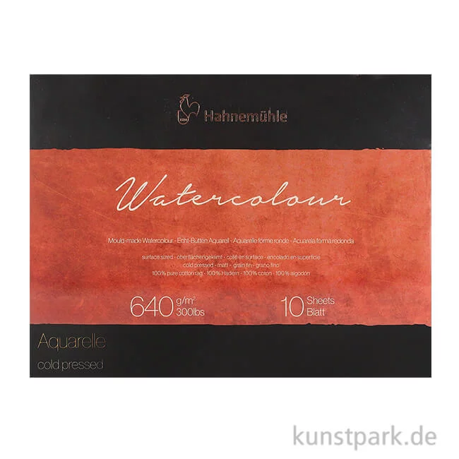 Artikelbild 1 des Artikels “Hahnemühle The Collection Watercolour matt 10 Blatt 640g 30 x 40 cm“
