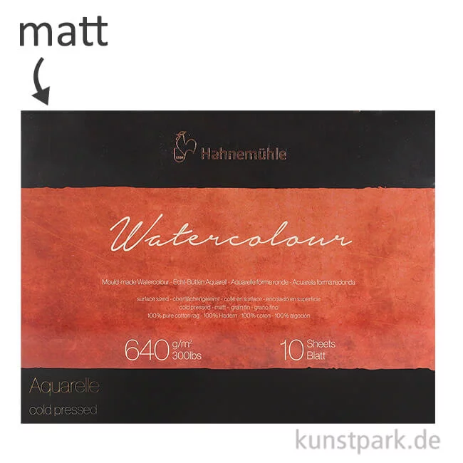 Artikelbild 1 des Artikels “Hahnemühle The Collection Watercolour matt 10 Blatt 640g “