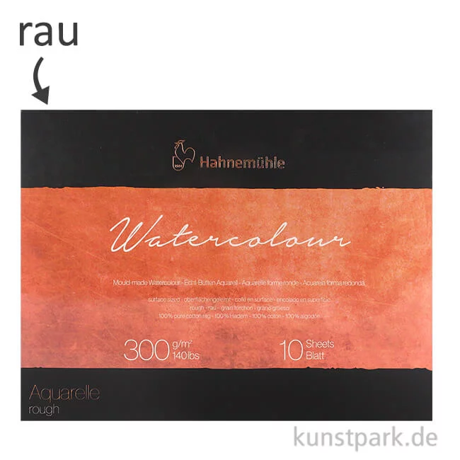 Artikelbild 1 des Artikels “Hahnemühle The Collection Watercolour rau 10 Blatt 300g “