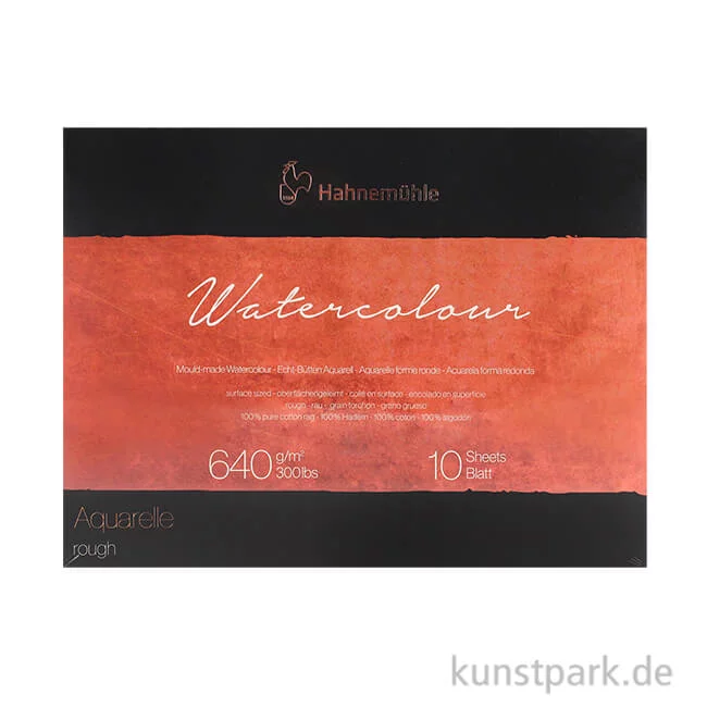 Artikelbild 1 des Artikels “Hahnemühle The Collection Watercolour rau 10 Blatt 640g 24 x 32 cm“