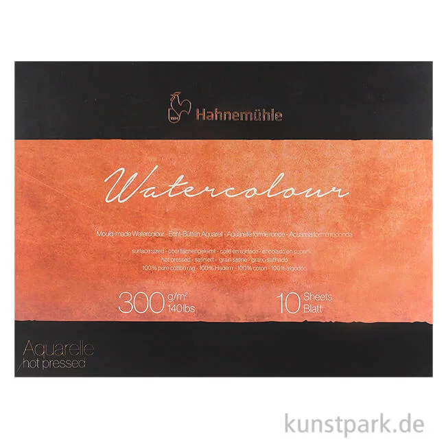 Artikelbild 1 des Artikels “Hahnemühle The Collection Watercolour satiniert 10 Blatt 300g 36 x 48 cm“