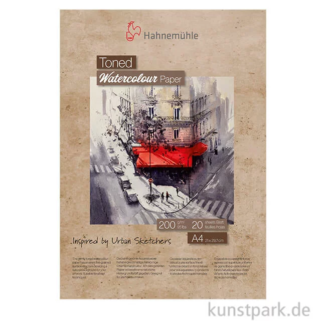 Artikelbild 1 des Artikels “Hahnemühle Toned Watercolour Block Beige, 20 Blatt, 200g “