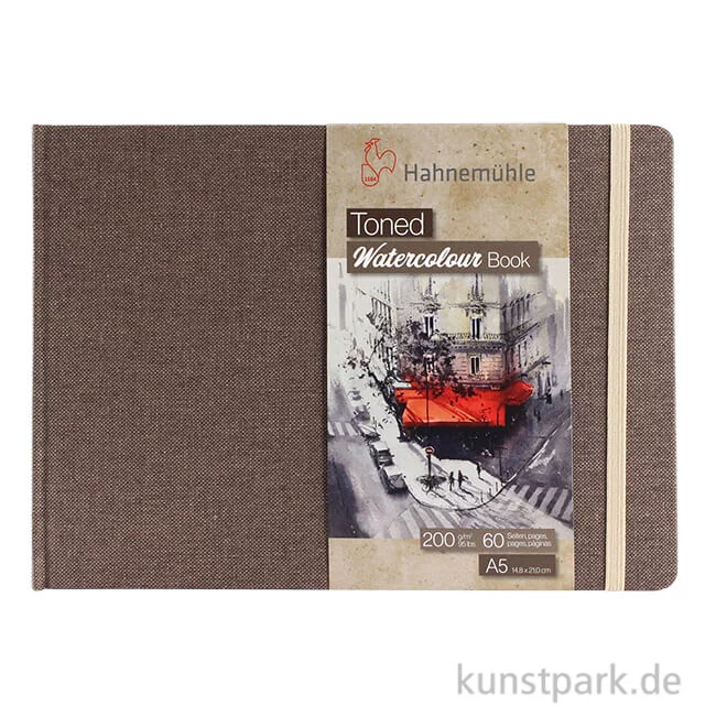 Artikelbild 1 des Artikels “Hahnemühle Toned Watercolour Book Beige, 30 Blatt, 200g DIN A5“