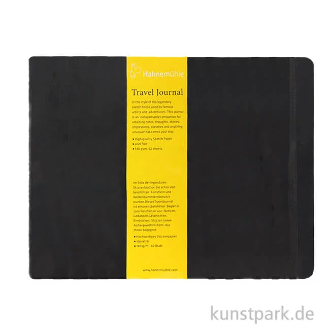 Artikelbild 1 des Artikels “Hahnemühle TRAVEL Journal, 62 Blatt, 140g 13,5 x 21 cm (quer)“