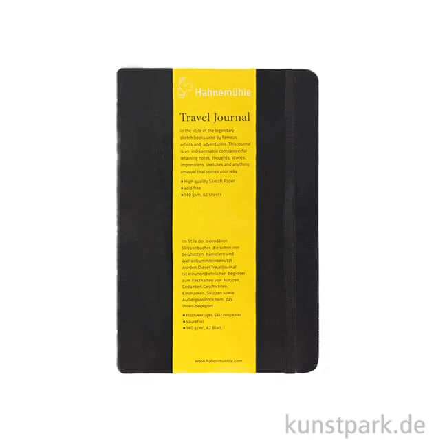 Artikelbild 1 des Artikels “Hahnemühle TRAVEL Journal, 62 Blatt, 140g 9 x 14 cm (hoch)“