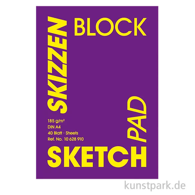 Artikelbild 1 des Artikels “Hahnemühle VELVET Skizzenpapier, 40 Blatt, 185g “