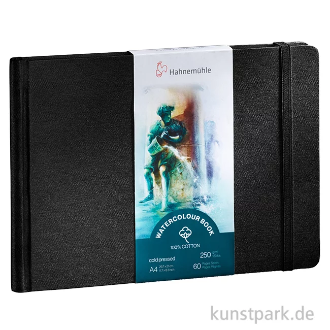 Artikelbild 1 des Artikels “Hahnemühle - Watercolour Book, 100% Cotton, 250 g/qm, matt DIN A4, quer“