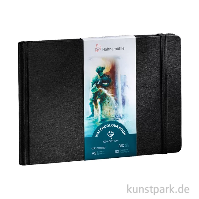 Artikelbild 1 des Artikels “Hahnemühle - Watercolour Book, 100% Cotton, 250 g/qm, matt DIN A5, quer“