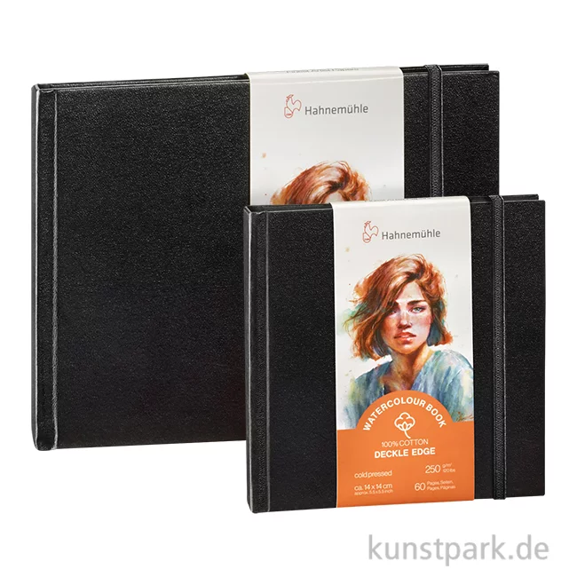 Artikelbild 1 des Artikels “Hahnemühle Watercolour Book Deckle Edge, matt, 30 Blatt, 250g “