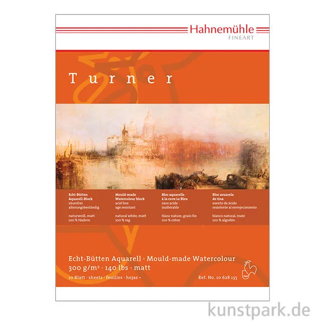 Artikelbild 1 des Artikels “Hahnemühle WILLIAM TURNER Aquarellblock, 10 Blatt, 300g matt “