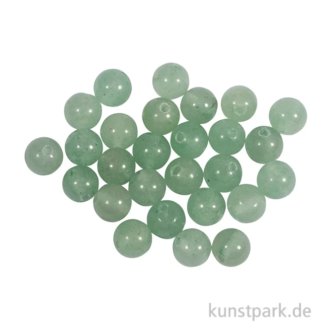 Artikelbild 1 des Artikels “Halbedelsteinperlen Grüne Dongling Jade, ø 6 mm, 30 Stück “