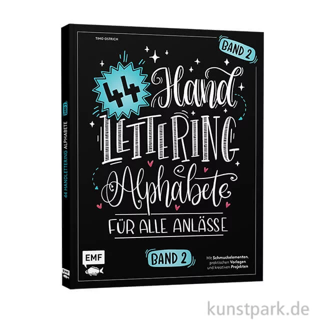 Artikelbild 1 des Artikels “Handlettering 44 Alphabete - Für alle Anlässe - Band 2, Edition Fischer “